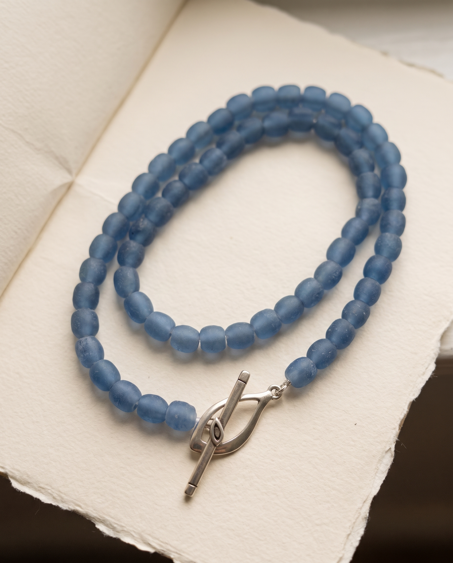 Denim Necklace